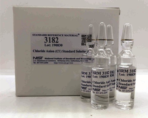 SRM 3182 - 氯化物陰離子 (Cl–) 標(biāo)準(zhǔn)溶液 (標(biāo)準(zhǔn)品)