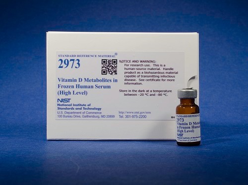 SRM 2973 - 人血清中的維生素 D 代謝物（高水平）