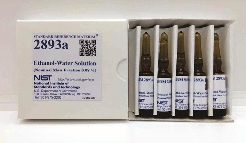 SRM 2893a - 乙醇-水溶液(名義質(zhì)量分?jǐn)?shù)0.08%)