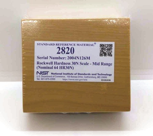 SRM 2820 - 洛氏硬度30N刻度-中檔范圍(公稱64 HR30N)