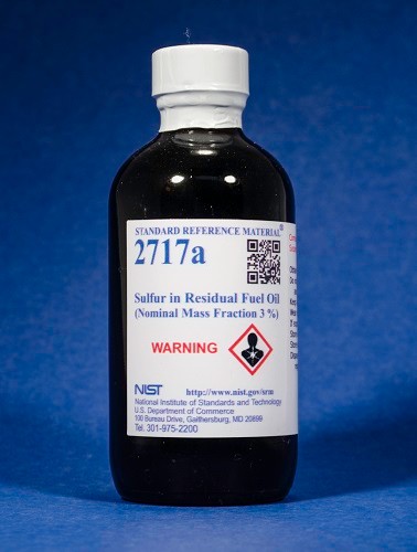 SRM 2717a - 殘余燃料油中的硫(公稱質(zhì)量分數(shù)3%)