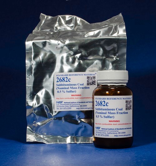 SRM 2682c - 亞煙煤(標稱質量分數(shù)0.5%硫)