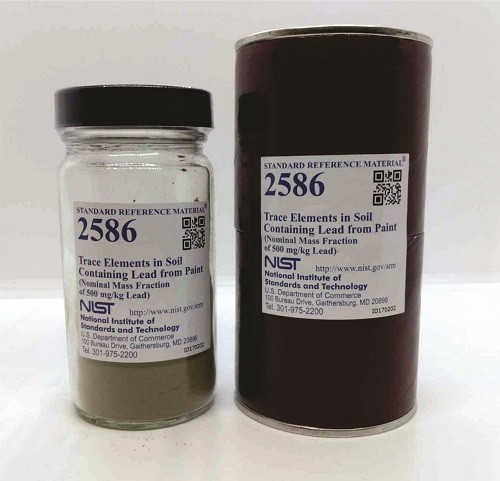SRM 2586 - 涂料中含鉛土壤中的微量元素(名義質(zhì)量分?jǐn)?shù)為500 mg/kg鉛)