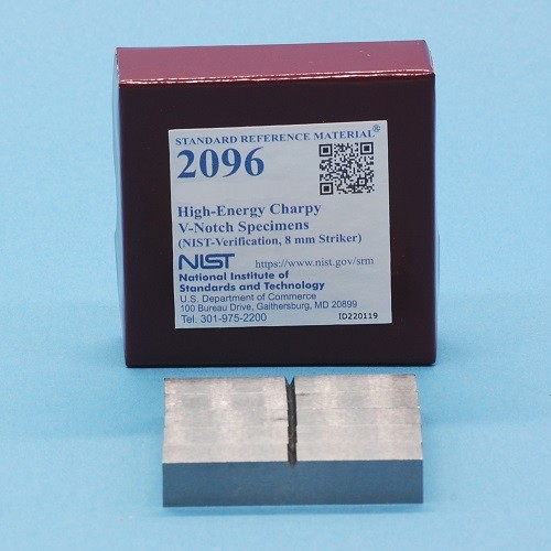  SRM 2096 - 高能Charpy V-缺口標(biāo)本(NIST-驗證，8毫米-前鋒)