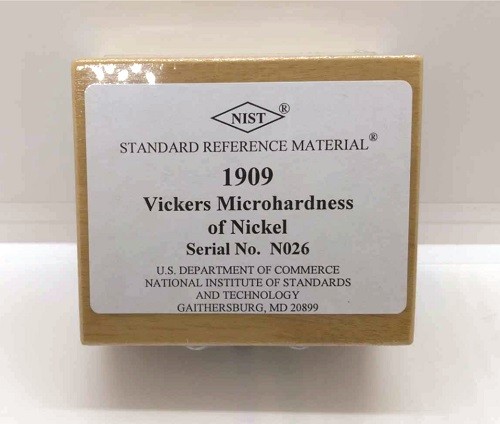 SRM 1909 - 鎳的維氏顯微硬度 標準品