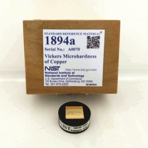 SRM 1894a - 銅的維氏顯微硬度標準品