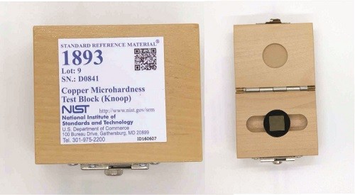 SRM 1893 - 銅顯微硬度測試塊(Knoop)標準品