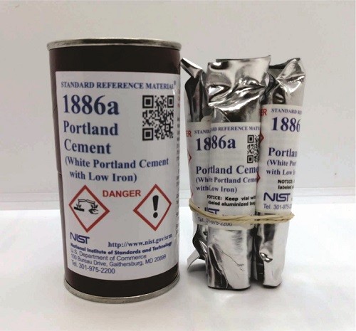 SRM 1886a - 硅酸鹽水泥(含低鐵的白硅酸鹽水泥) 標準品