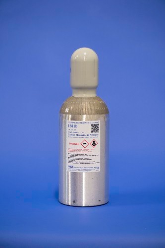  SRM 1681b - 氮氣中的一氧化碳(公稱量-物質(zhì)分?jǐn)?shù)1000毫微升/摩爾)