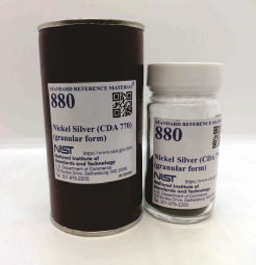 SRM 880 - 鎳銀(CDA 770)(粒狀)標(biāo)準(zhǔn)品