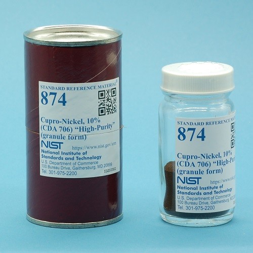SRM 874 - 銅鎳，10%(CDA 706)“高純度” 標(biāo)準(zhǔn)品