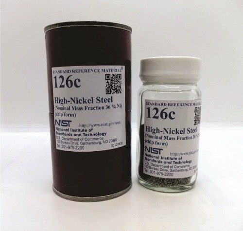 SRM 126c - 高鎳鋼(標(biāo)稱質(zhì)量分?jǐn)?shù)36%Ni)(片狀)標(biāo)準(zhǔn)品