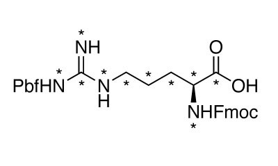 CNLM-8474-H L-精氨酸-N-FMOC,PBF-OH(13C6,99%;15N4,99%)(含溶劑)